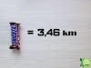 Snickers calories 